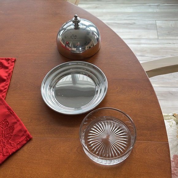 Pewter 1180 WEB butter dish vintage - Picture 3 of 5